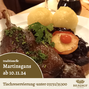 traditionelles Martinsgansessen ab 10. November